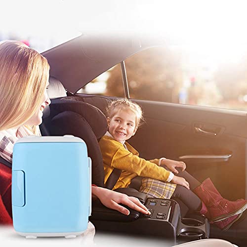  TONPOP Mini Fridge, 5-Liter Capacity Cooler/Warmer, Single Door Mini Fridge Freezer For Cars, Road Trips, Homes, Offices&Dorms