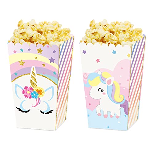  Graduation Popcorn Boxes School Grad Party Favor Plastic Popcorn Treat Boxes 24 Pieces, Blue