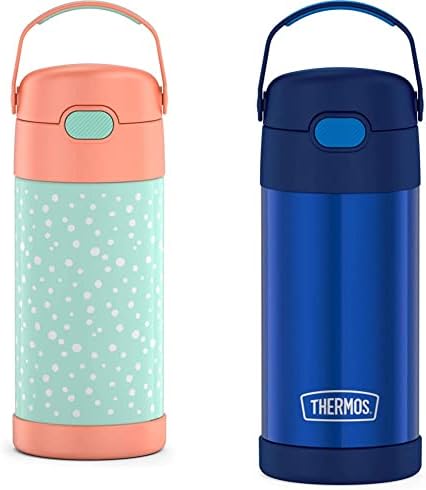 Thermos FUNTAINER 12 Ounce Stainless Steel Kids Bottle, Pastels