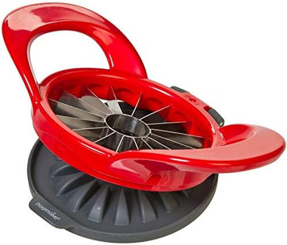  PWorks By Progressive Dishwasher Safe 16-Slice Thin Apple Slicer And Corer With Attached Safety Cover