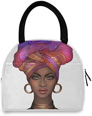  Senya Lunch Bag, White Marble Black Texture Insulated Lunch Box Cooler Bag Tote Bag For Women Kids/Picnic/School/Work