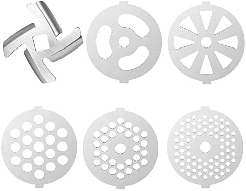  IVict 2 Pack Stainless Steel Knife Cutter Meat Grinder Blade Cutter Replacement For Size 5 Electric Meat Grinder/Stand Mixer Machinery Parts