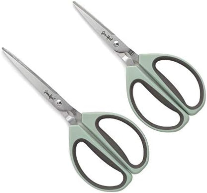  All Purpose Kitchen Shears, Heavy Duty Stainless Steel Scissors, Comfort Grip, Micro-Serrated