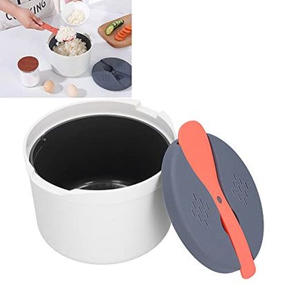  Kitchen Cookware, 2-Layer Rice Cooker Kitchen Supplies High Temperature For Microwave Oven