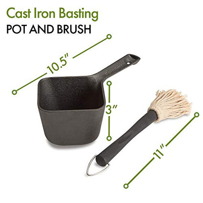  Cuisinart CBP-300 Cast Iron Basting Pot And Brush