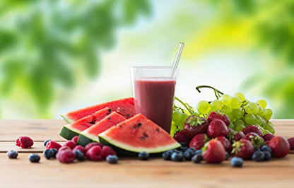  6 Pieces 8.5 Inches X 10 Mm Glass Straws, Perfect For Cold/Hot Beverages Such As Smoothies, Milkshakes, Teas And Juices