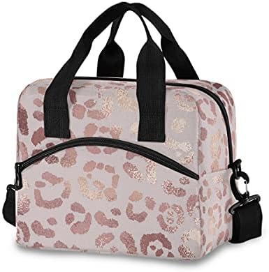  Lunch Bag Sugar Skull Flowers Rose Daisy Insulated Cooler Thermal Lunch Bag Box For Kids School Children Students Girls Boys Mexican Day Of The Dead Skull Love Heart Lunch Box Handbag Woman Man