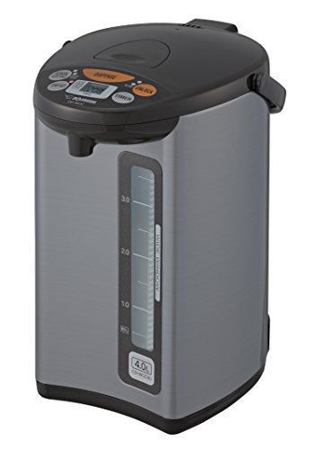  Micom Water Boiler & Warmer, 135 Oz. / 4.0 Liters, Silver & NS-TSC10 5-1/2-Cup (Uncooked) Micom Rice Cooker And Warmer, 1.0-Liter