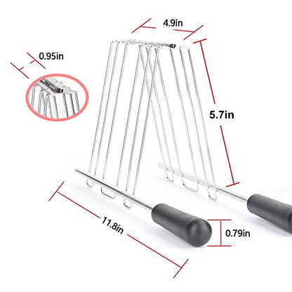 Sandwich Cage For Toaster, Toaster Tong Sandwich Rack, Classic Toaster Sandwich Clip, Stainless Steel Toaster Cage Accessory