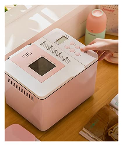  Home Automatic Bread Machine Double Tube Cake And Noodles Intelligent Multi-function Breakfast Machine Kneading Machine (Color : A, Size : UK)