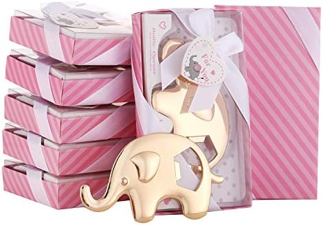  Ack Of 16 Bottle Opener Boy Baby Shower Party Favor Bottle Shaped Bottle Opener Baby Shower Return Gifts For Guest Wedding Party Souvenir Birthday Bridal Shower (Pink Bear, 16)
