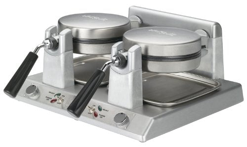  Commercial WW250B Heavy Duty Double Side-by-Side Belgian Waffle Maker, 208-volt