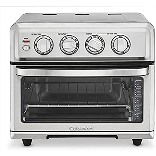  TOA-70 AirFryer Toaster Oven With Grill Stainless Steel Bundle With Cuisinart 12 Piece Ceramic Coated Cutlery Set Matte Black And Cuisinart 3D City Collection Rome Cutting Board