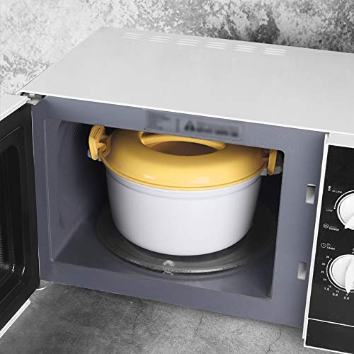  Portable Microwave Oven Rice Cooker Multifunctional Steamer 2000Ml Insulation Lunch Box Steaming Utensils For Microwave