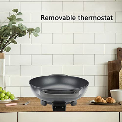  Nstick Electric Skillet - With Vented Glass Lid (13-In, 6Qt)