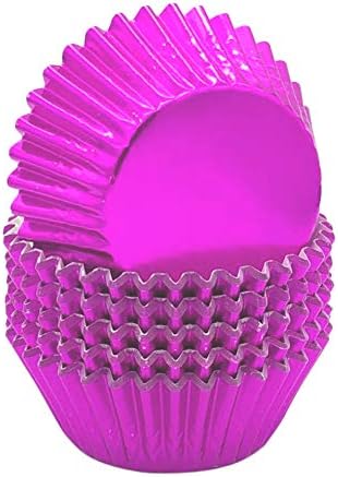  Classic Black Paper-Lined Foil Cupcake Liners Standard Baking Cups For Party And More, 120-Count