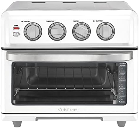 Cuisinart Air Fryer + Convection Toaster Oven, 8-1 Oven With Bake, Grill, Broil & Warm Options, Stainless Steel, TOA-70