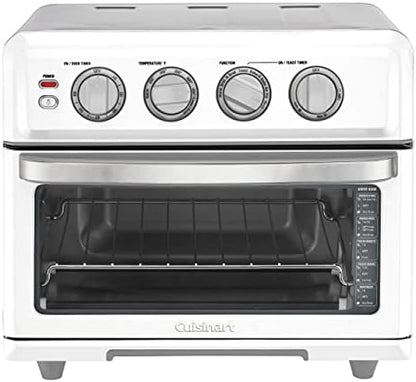 Cuisinart Air Fryer + Convection Toaster Oven, 8-1 Oven With Bake, Grill, Broil & Warm Options, Stainless Steel, TOA-70