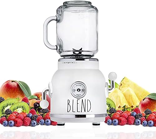  Smoothie Blender- One Touch Blender With 20 Oz Mason Jar Container Includes Reusable Straw And Lid, Shake And Smoothie Maker, Juice Blender With 6 Blades
