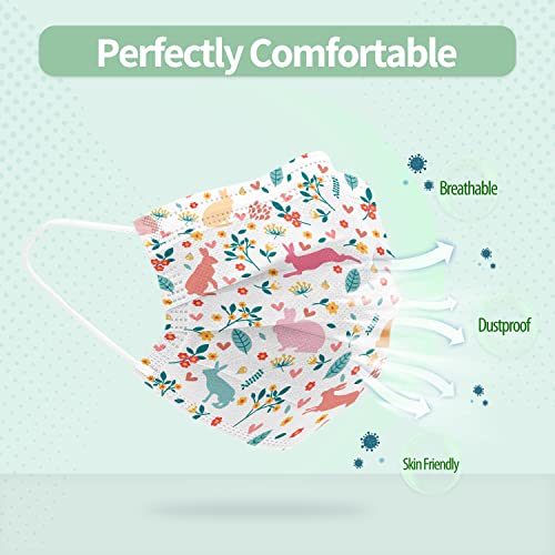  50Pcs St Patricks Day Disposable Face Bandana For Adults, Breathable Face Bandanas Covering Set For Women Men Anti Dust