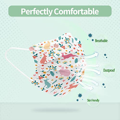  50Pcs St Patricks Day Disposable Face Bandana For Adults, Breathable Face Bandanas Covering Set For Women Men Anti Dust