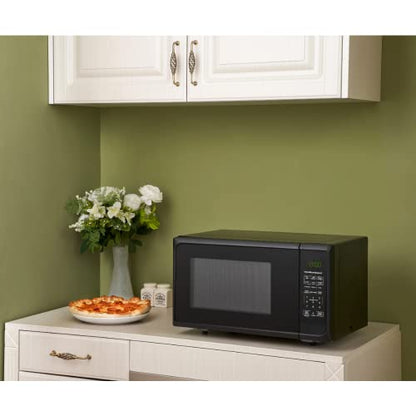  LERORA 0.9 Cu. Ft. Matte Black Microwave Oven,+30 Seconds, Full Power Express Cook,Defrost By Weight And By Time.