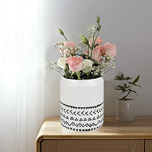  Kopmath Ceramic Utensil Holder For Countertop, Large Utensil Crock, Thick & Sturdy, Dishwasher Safe, Cute Starry-Sky Bohemian, Closure Mouth, Easy To Hold, Cooking Utensils Holder For Kitchen Décor