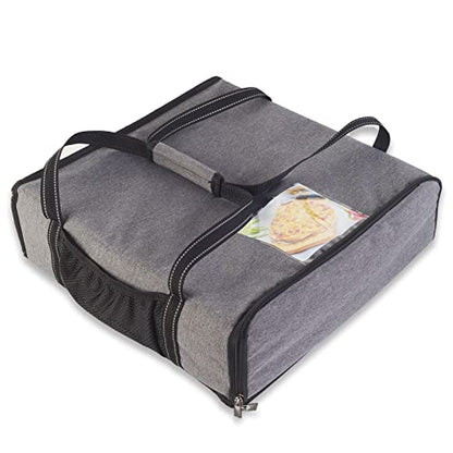  Insulated Pizza & Food Delivery Bags Pizza Bag,Pizza Carrier Warmer Bag For Delivery,20" X 20" X 8"(Upgrade)