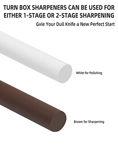  4-Rod Turn Box, Ceramic Sharpener Rod From Kitchen Sharpening Tool, Portable Manual Ceramic Sharpening Rod