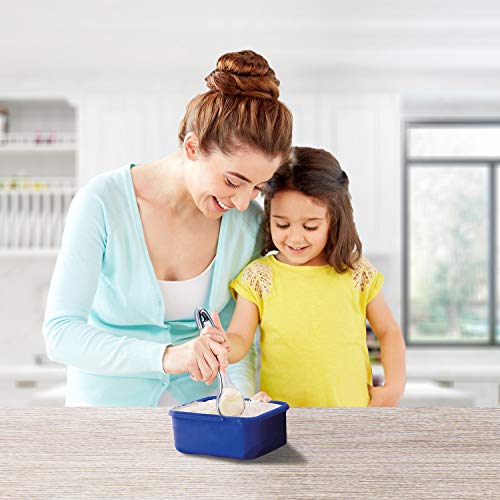  Heavy Duty Ice Cream Scoop, Commercial Ice Cream Scoop With Hook Longer Professional Antifreeze-Metal Easy-Grip Unbreakable,High Qality Zinc Alloy