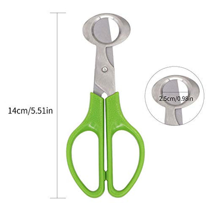  Quail Egg Cutter Scissors Stainless Steel Pigeon Bird Egg Opener Pack Of 12