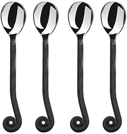  4-Piece Spreader Knife Set-Treble Clef Collection-Polished/Matte Cheese And Butter Spreading Knives