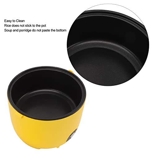  2L Mini Rice Cooker, Multi Functional Portable Small Electric Grain Cooker High Temperature Protection, For Home Dormitory