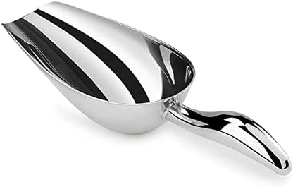  Ice Scoop For Freezer,Stainless Steel Ice Scoop For Ice Machine,Small Metal Ice Scoop For Ice Maker Kitchen Bar Party Wedding,Heavy Duty,Dishwasher Safe,8 OZ Utility Metal Scoop