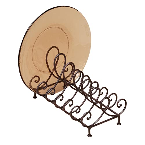  TRIPAR Baldwin 6 Place Metal Plate Stand & Plate Holder