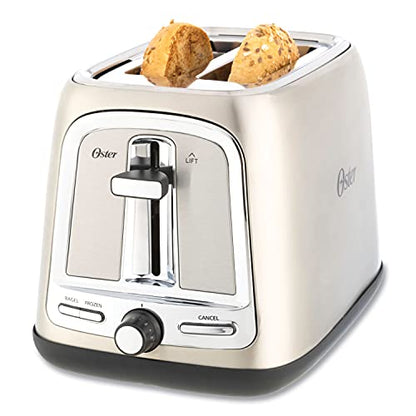 Oster® 2-Slice Toaster With Advanced Toast Technology, Stainless Steel