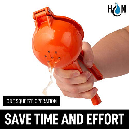  Orange Squeezer - Single Bowl Metal Citrus Juicer Extracts Oranges In Seconds - Easy To Squeeze Manual Press Juicer
