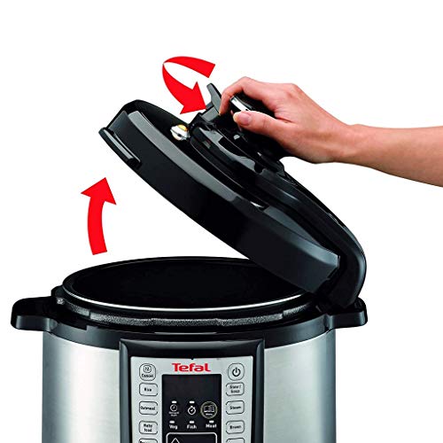  WETYG Pressure Cooker With Stainless Steel Pot, Steamer Basket, Instant Access To Recipe App. Pressure Cook, Slow Cook, Sauté, Rice Cooker, Yogurt, Steam