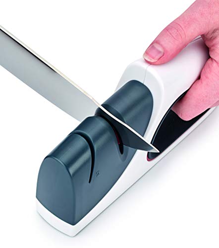 Zyliss E920199 Knife Sharpener, White And Grey