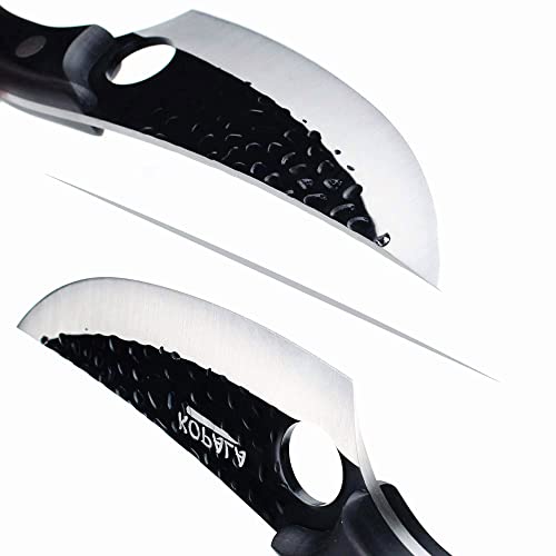 Kitchen Knife Multi-purpose Boning Knives For Cooking, BBQ, Camping, Grill, Carbon Steel Chef Knife With Leather Sheath