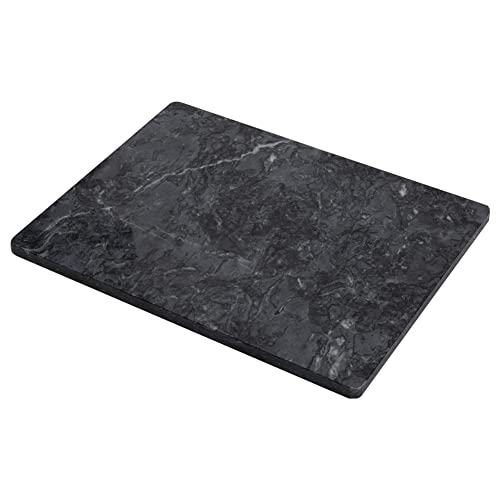  Marble Pastry Board 16x12 Inch Cutting Board Marble Serving Tray For Cheese Perfect For Keep The Dough Cool And Chocolate Tempering Easy To Clean Sleek Design, Gray