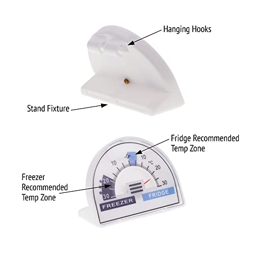  Refrigerator Thermometer For Fridge Freezer With Recommended Fridge Freezer Thermometer Temperature Zones Cooler Chiller