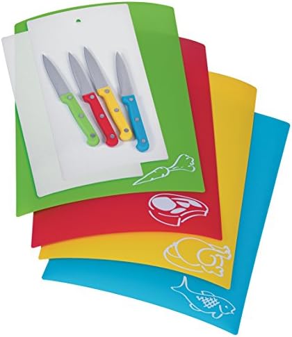  ROGRESS INT PCC-404 Chopping Mats, 4 Piece Set, Multi