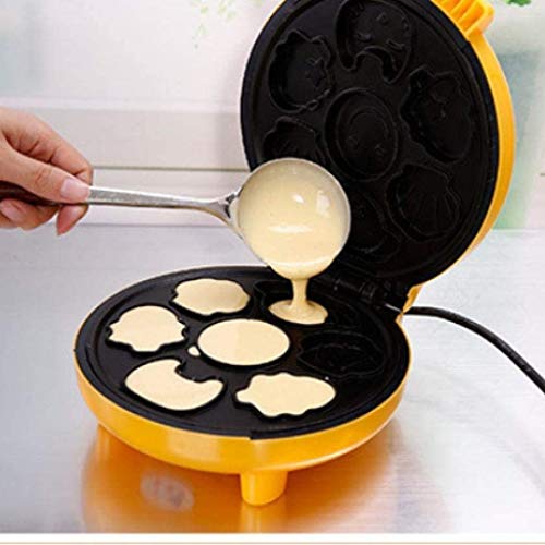  Household Automatic Cartoon Cake Machine Multi-Function Frying Machine Children's Bread Machine Baking Breakfast Machine