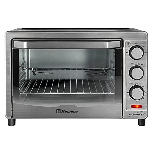  HKM-1500 R 24-Liter Kitchen Magic Collection Oven With Rotisserie, One Size, Silver