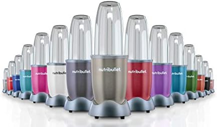 NutriBullet Pro - 13-Piece High-Speed Blender/Mixer System With Hardcover Recipe Book Included (900 Watts) Champagne, Standard