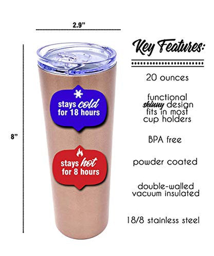  Chaos Coordinator 20 Oz Tumbler - Best Insulated Travel Cup For Boss Women - Great Gifts For Mom, Coworker, Bosses, Christmas, Birthday