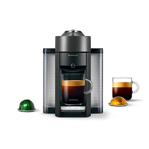  ENV135GY Coffee And Espresso Machine By De'Longhi, Graphite Metal Nespresso Vertuoline Coffee, Assortment, 30 Capsules