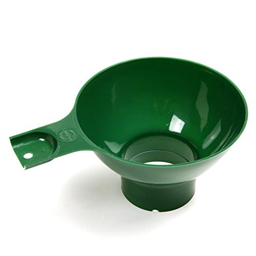  Canning Wide Mouth Plastic Funnel, Green, 4.75in/12cm