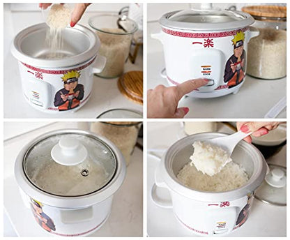  Aruto Shippuden Ichiraku Ramen Automatic Rice Cooker & Warmer | Holds 24 Ounces